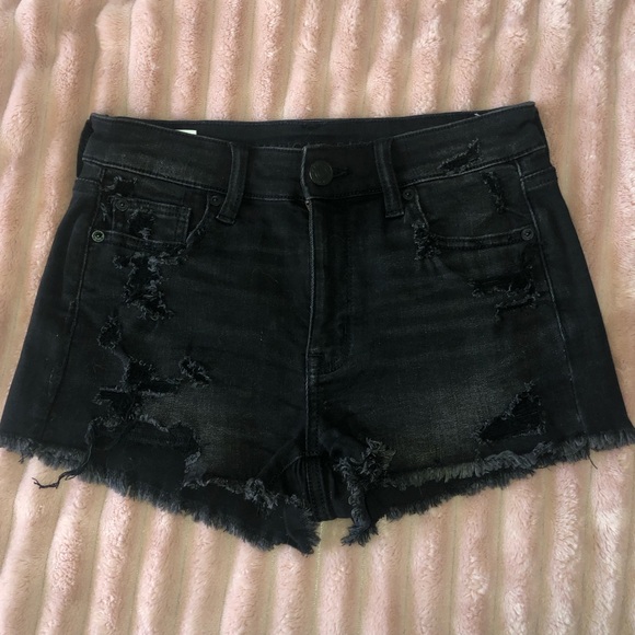 American Eagle Distressed Denim Shorts - Picture 4 of 5
